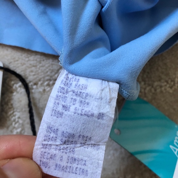 NWT! Submarine Blue Twist Front Top, Size 8/10 - Picture 9 of 9